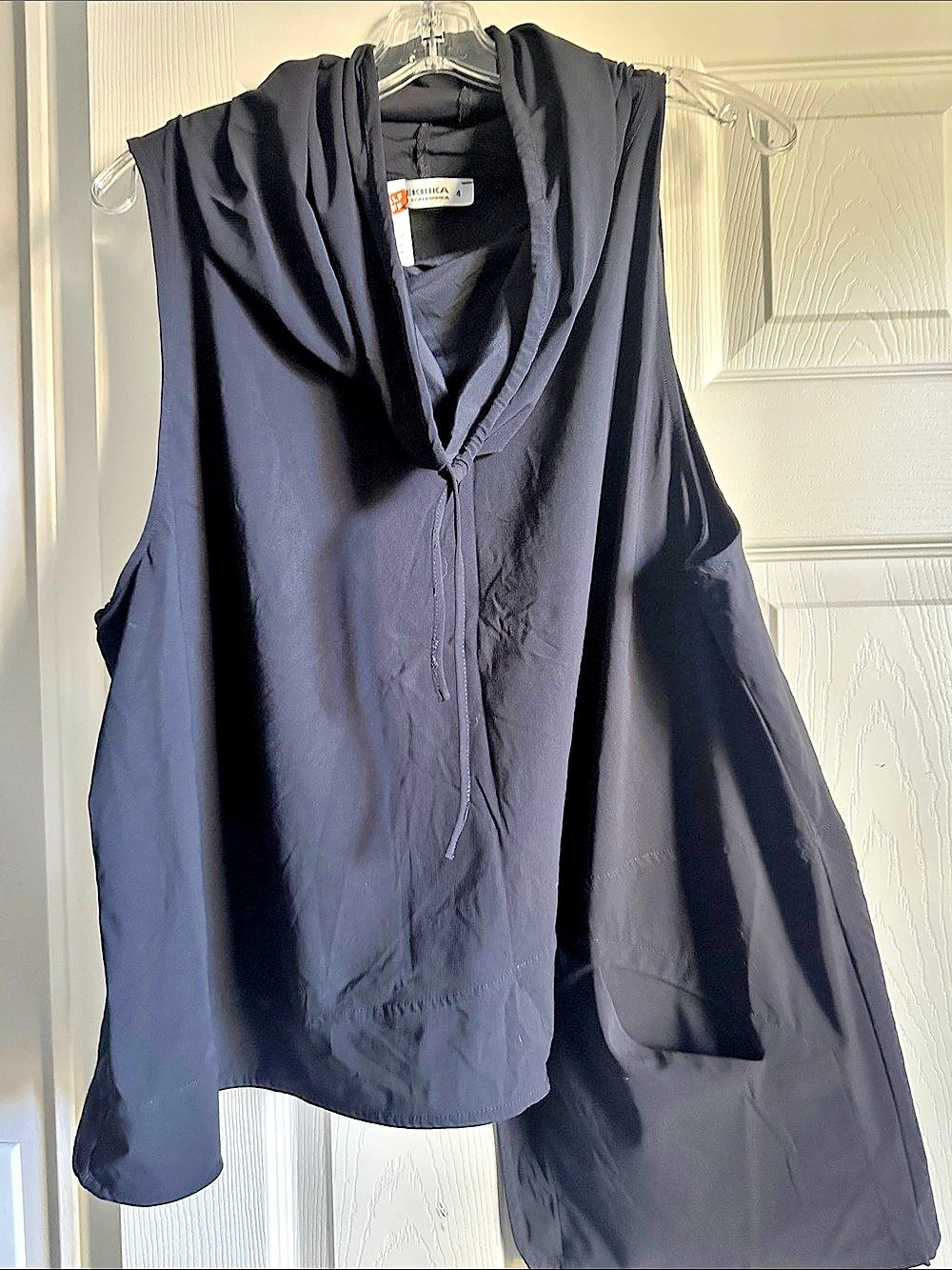 Alembika Terekika Cowl Neck Tunic in Black Size 4